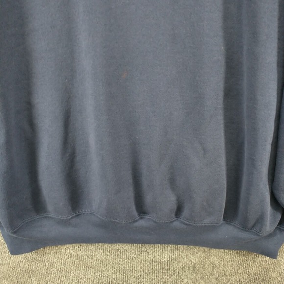 SCI Men's Snowshoe Pullover Sweatshirt Blue XXL Solid Embroidered Vintage USA - Picture 5 of 15